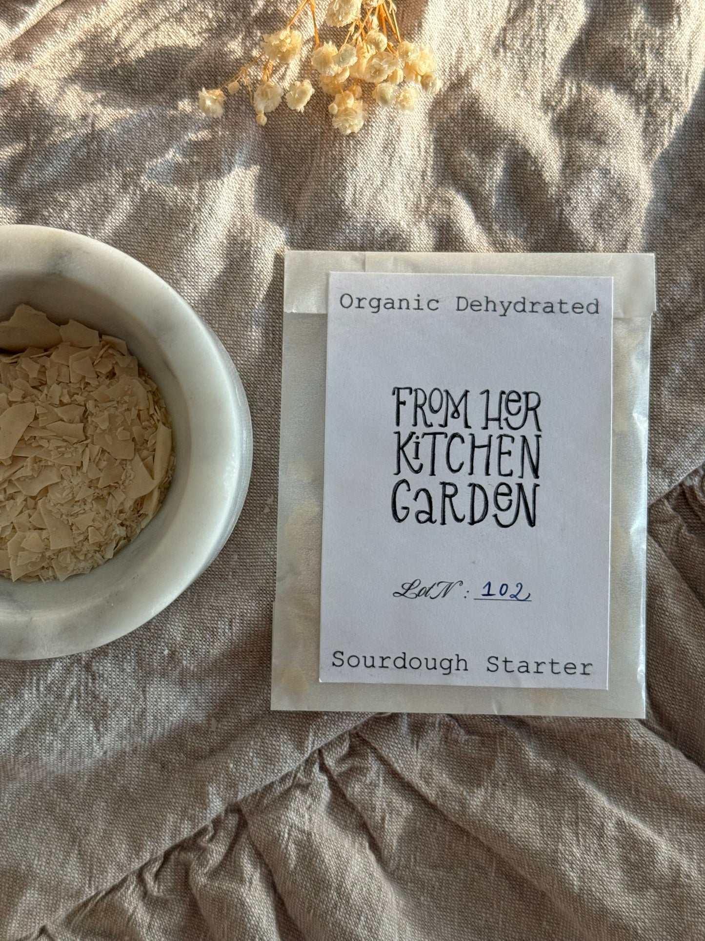 Premium Organic Dehydrated Sourdough Starter