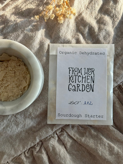 Premium Organic Dehydrated Sourdough Starter